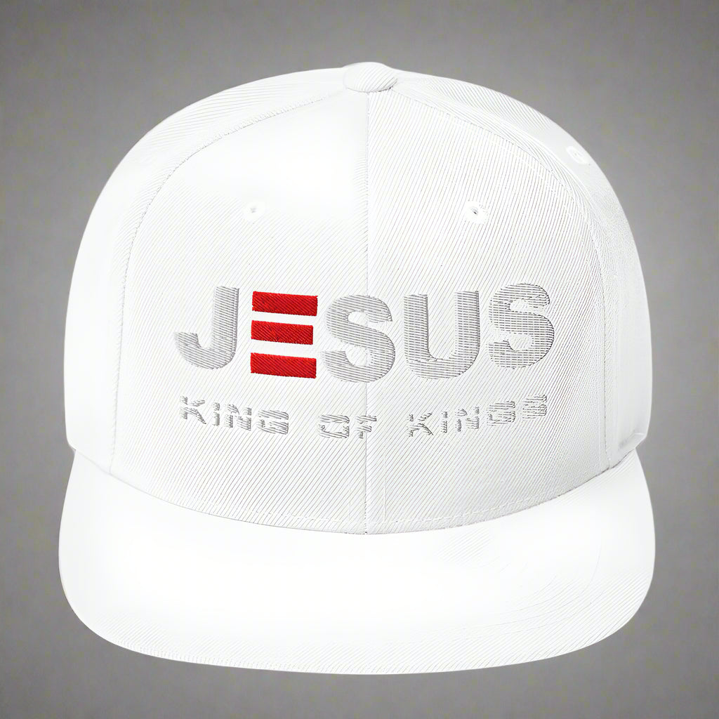 Jesus King of Kings classic-snapback-white-front