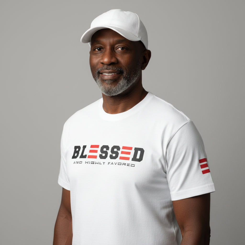BLESSED and HIGHLY FAVORED T-SHIRT