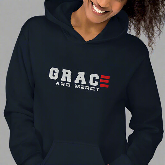 grace and mercy unisex-heavy-blend-hoodie-navy-zoomed-in