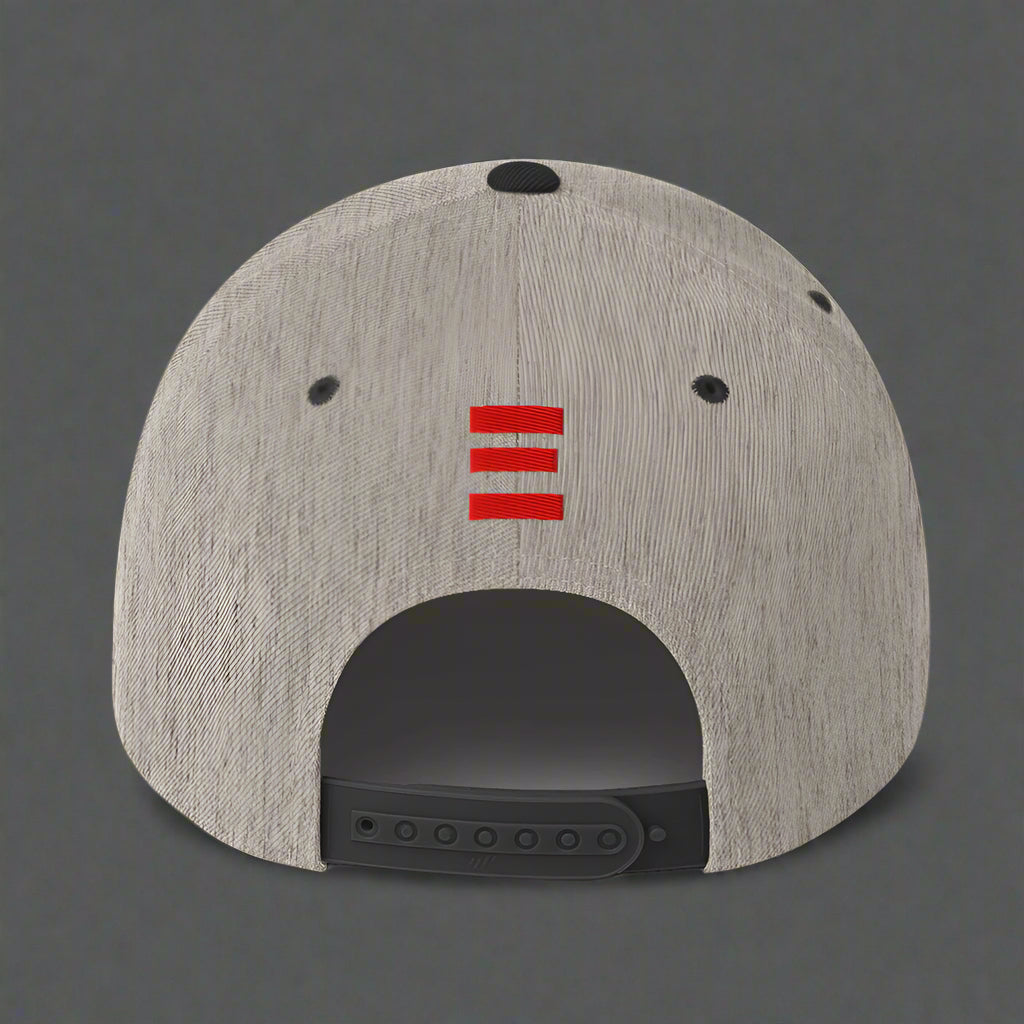 prayer changes things classic-snapback-heather-black-back