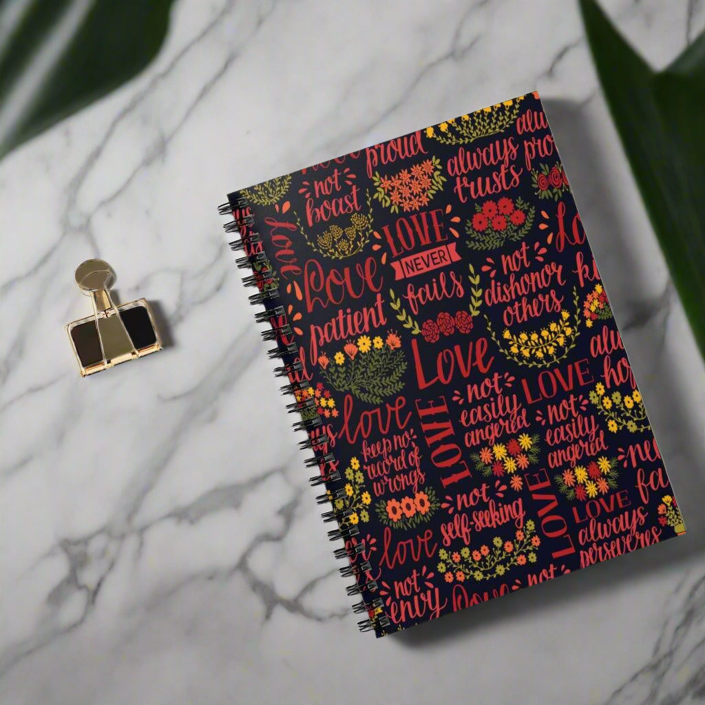 Love Spiral Spiritual Notebook - Ruled Line - EnoughSaid