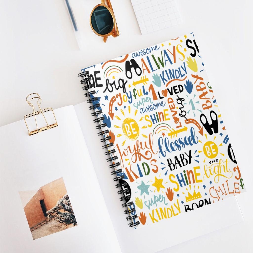 Always Blessed Spiral Spiritual Notebook - Ruled Line - EnoughSaid