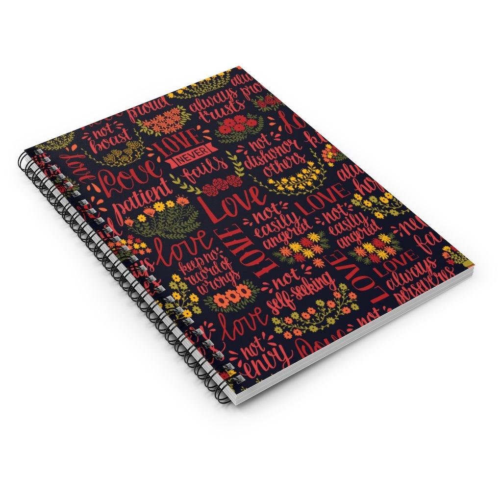 Love Spiral Spiritual Notebook - Ruled Line - EnoughSaid