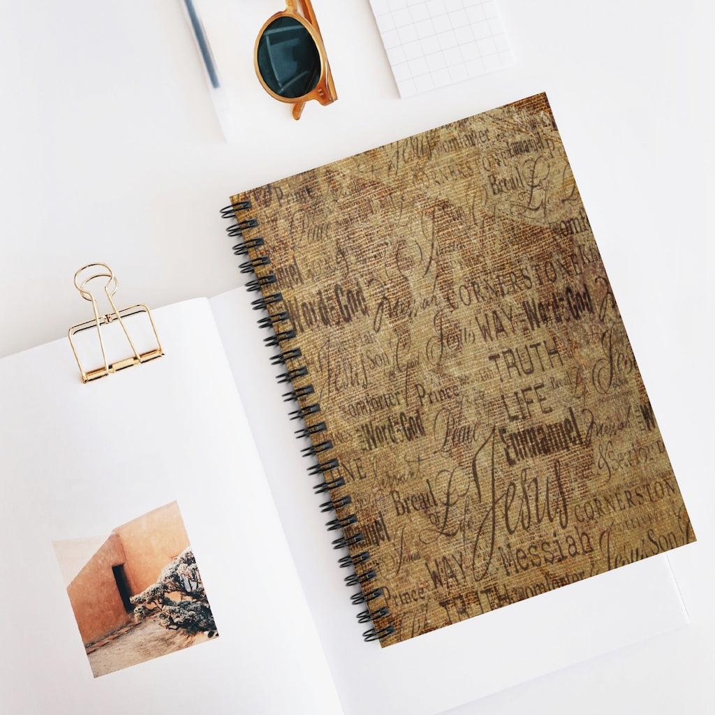 Word of God Spiral Spiritual Notebook - Ruled Line - EnoughSaid
