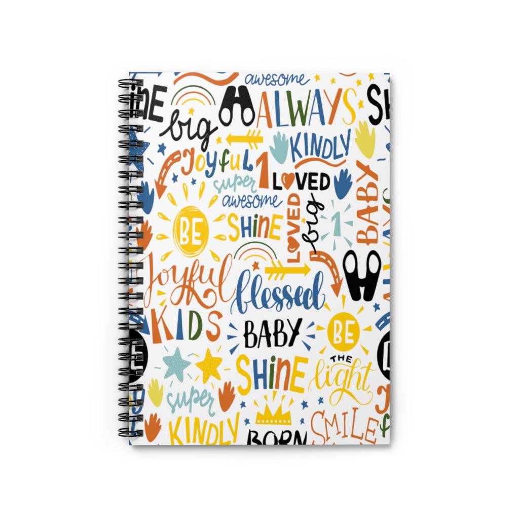 Always Blessed Spiral Spiritual Notebook - Ruled Line - EnoughSaid