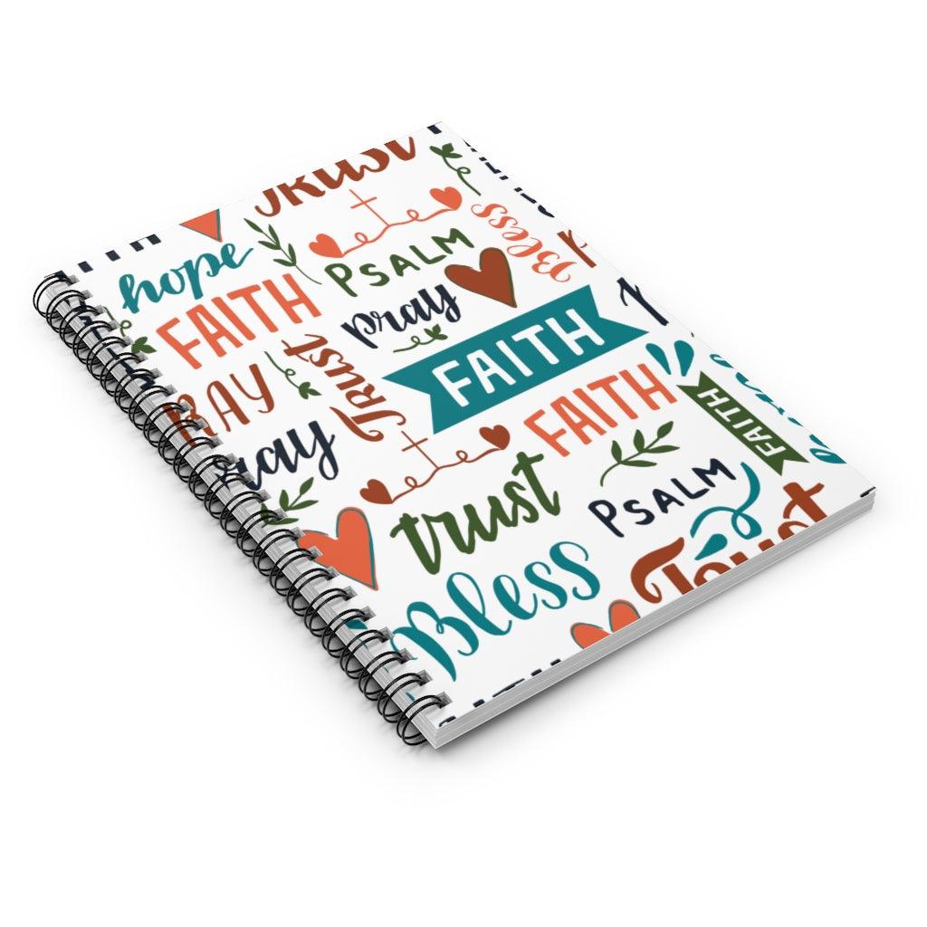 Faith Spiral Spiritual Notebook - Ruled Line - EnoughSaid