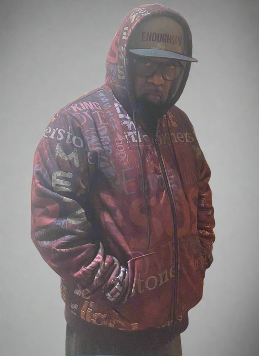 Jesus Passion Micro Fleece Zip Up Hoodie