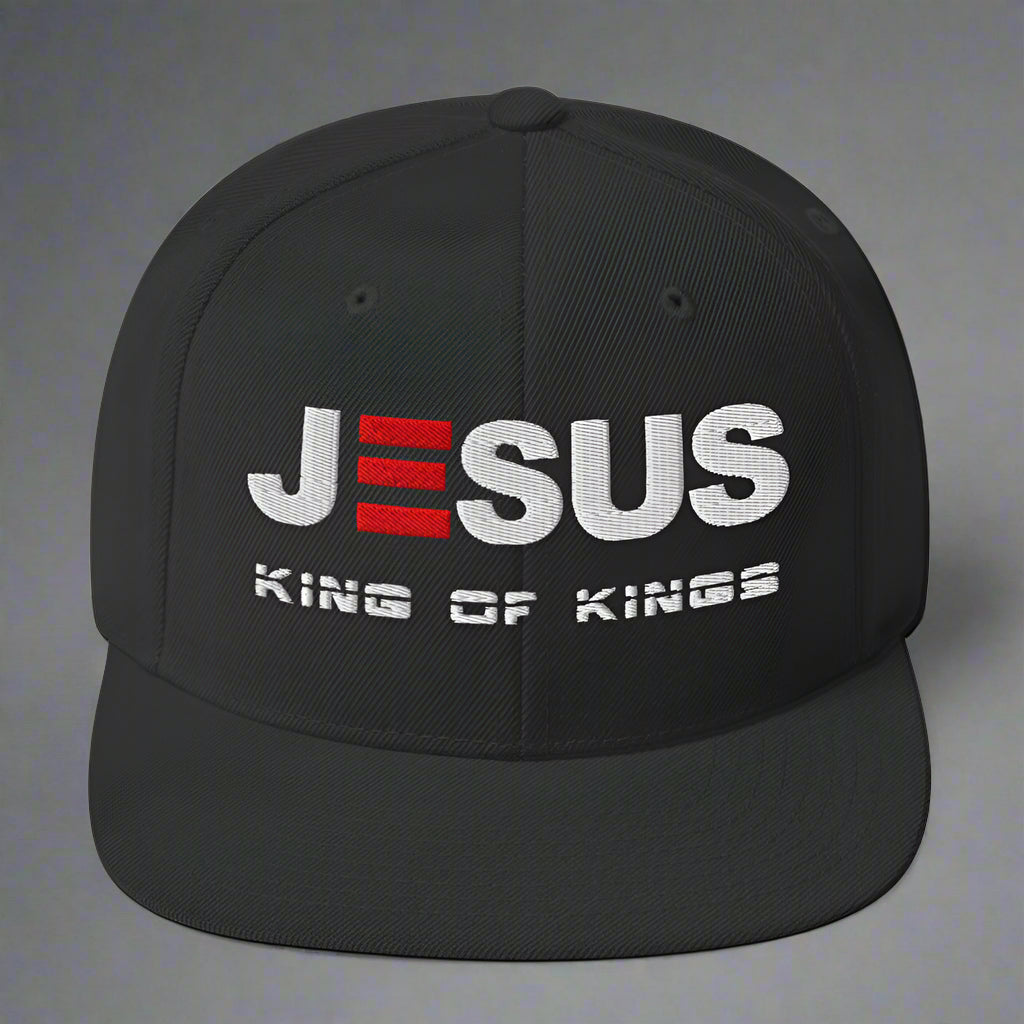 Jesus King of Kings classic-snapback-black-front