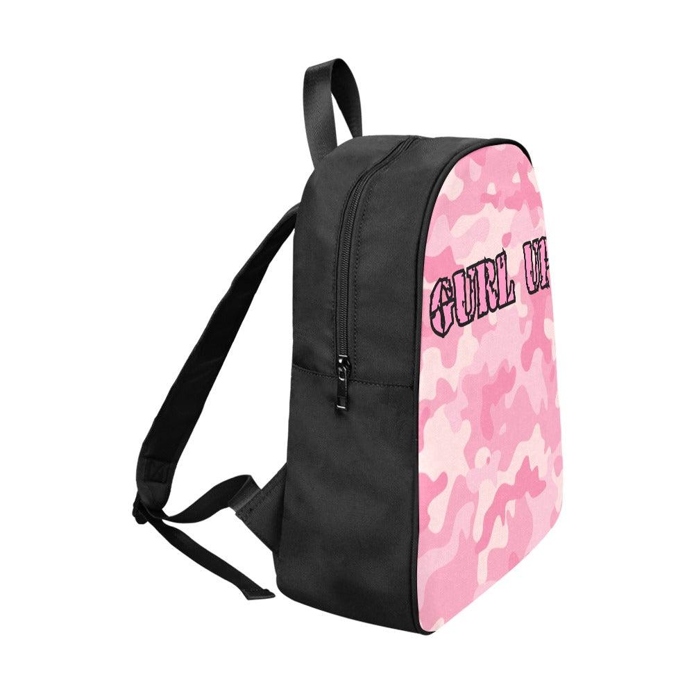Gurl Up Fabric School Backpack (Large) - EnoughSaid