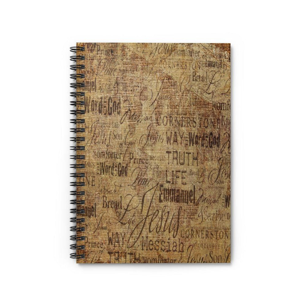 Word of God Spiral Spiritual Notebook - Ruled Line - EnoughSaid