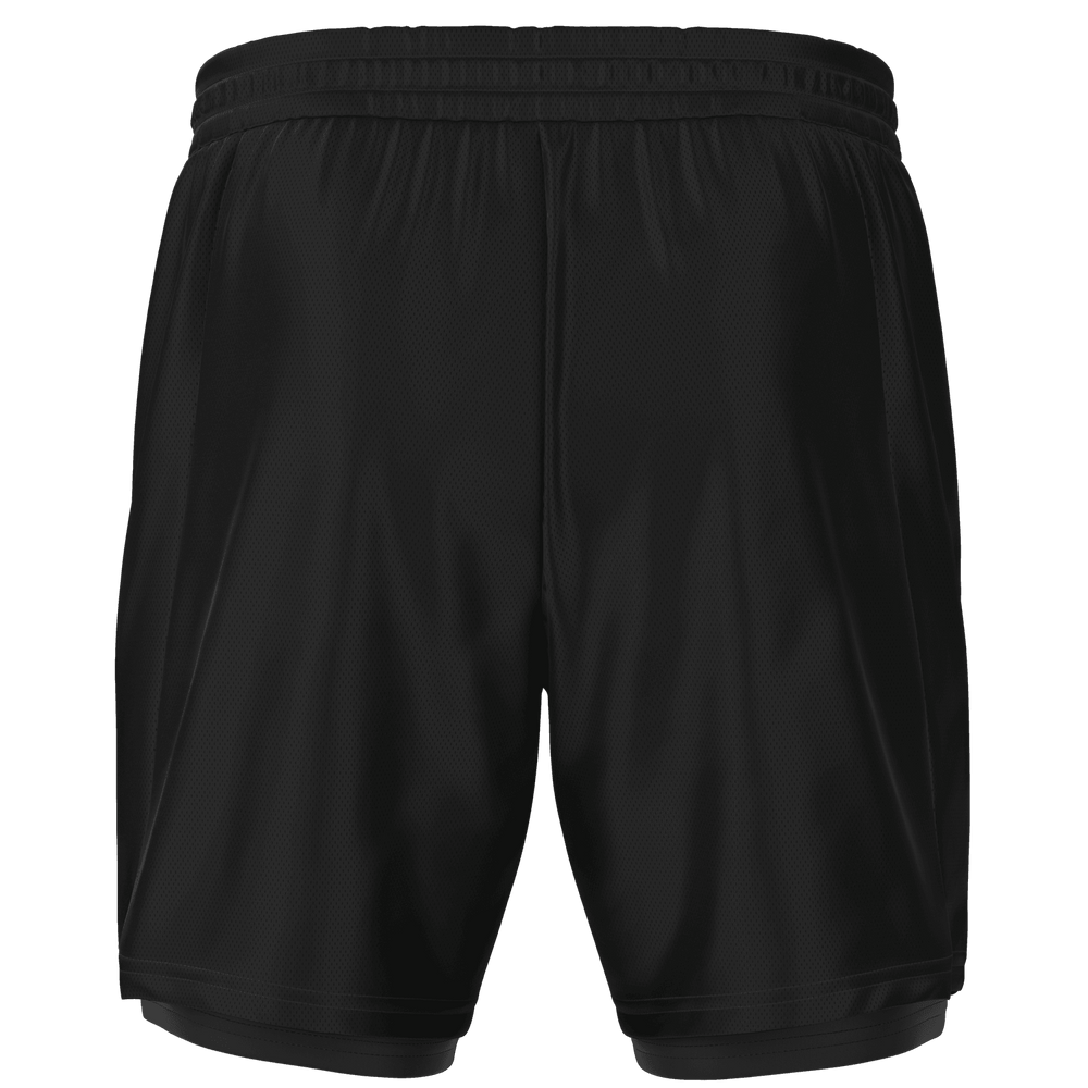 HMA Men's 2-in-1 Black on Black Shorts - EnoughSaid