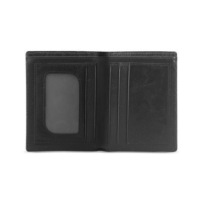 Juneteenth American Flag Men's Leather Wallet - EnoughSaid