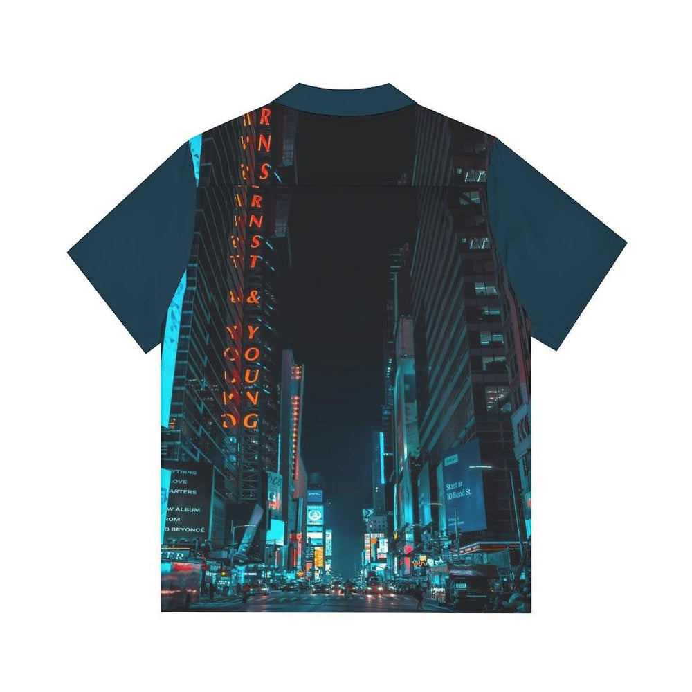 City Night Men's Hawaiian Shirt (AOP) - EnoughSaid