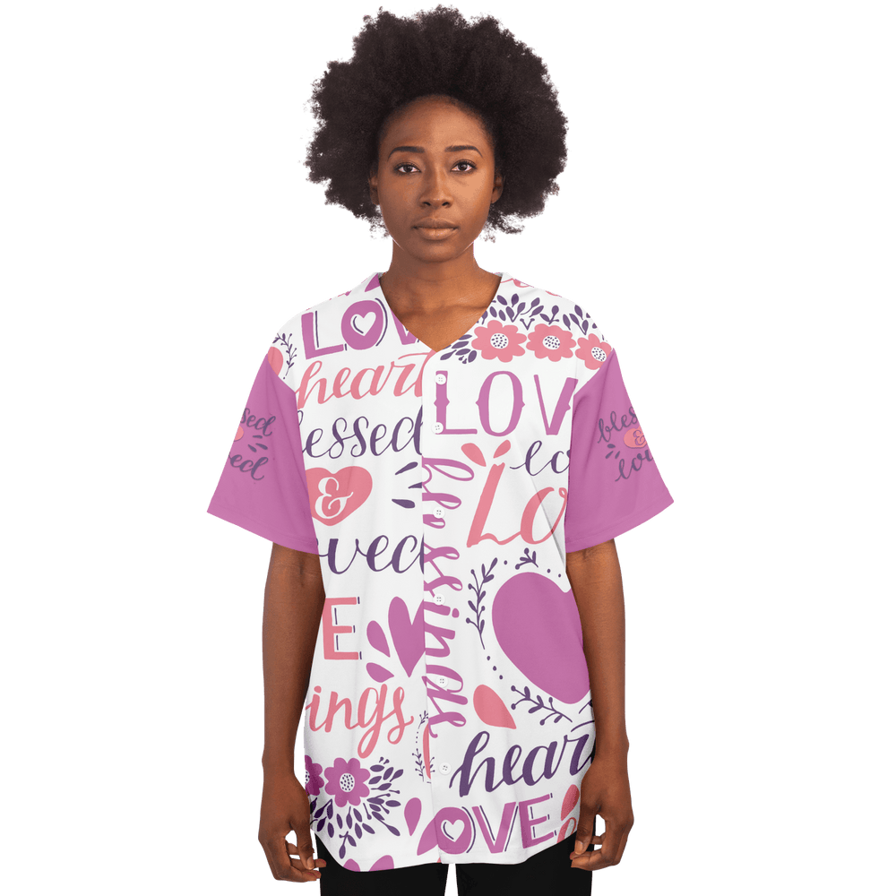Blessing and Love Baseball Jersey - EnoughSaid