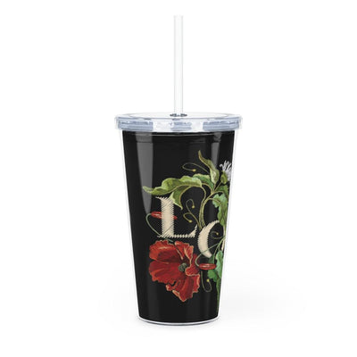 Love Plastic Tumbler with Straw - EnoughSaid