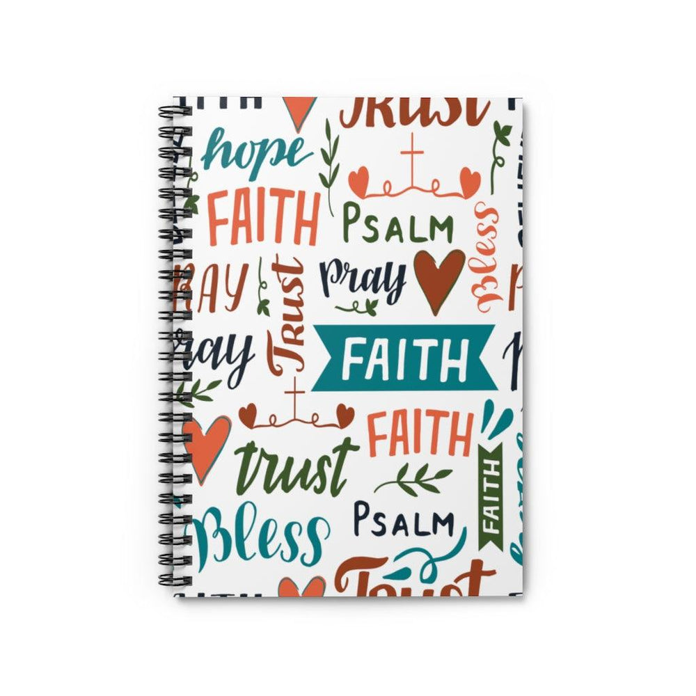 Faith Spiral Spiritual Notebook - Ruled Line - EnoughSaid