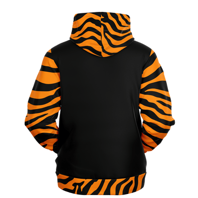 Hargrave Military Academy Black and Tiger Stripes Hoodie - EnoughSaid
