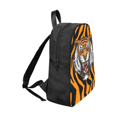Tiger Fabric School Backpack (Large) - EnoughSaid