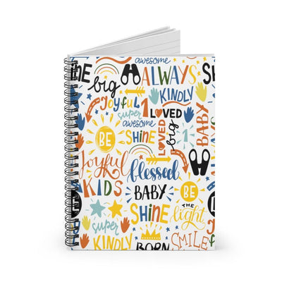 Always Blessed Spiral Spiritual Notebook - Ruled Line - EnoughSaid