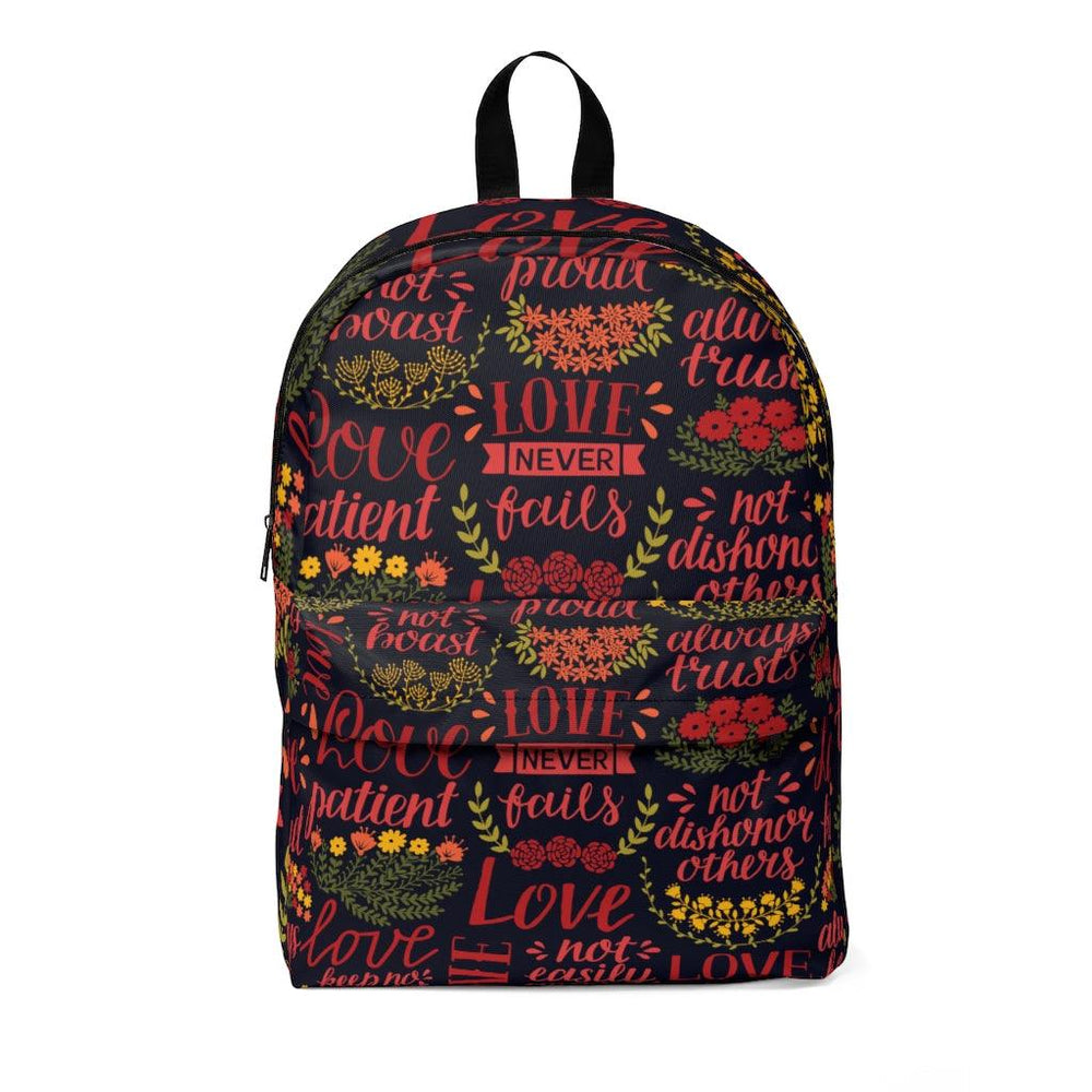 Love Unisex Classic Backpack - EnoughSaid
