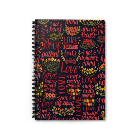 Love Spiral Spiritual Notebook - Ruled Line - EnoughSaid