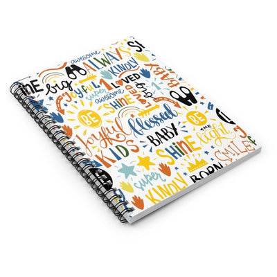 Always Blessed Spiral Spiritual Notebook - Ruled Line - EnoughSaid