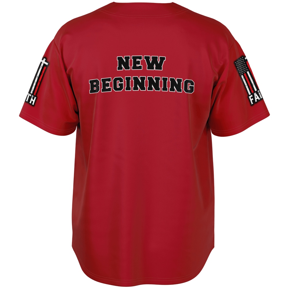 New Beginning Baseball Jersey - EnoughSaid