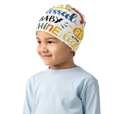 Blessed Baby Shine All-Over Print Kids Beanie - EnoughSaid