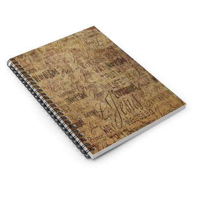 Word of God Spiral Spiritual Notebook - Ruled Line - EnoughSaid
