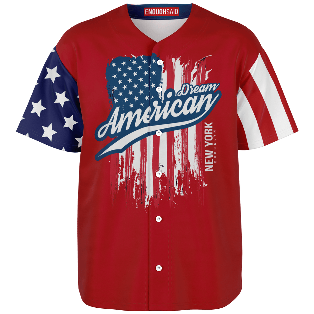 American Dream Baseball Jersey - EnoughSaid