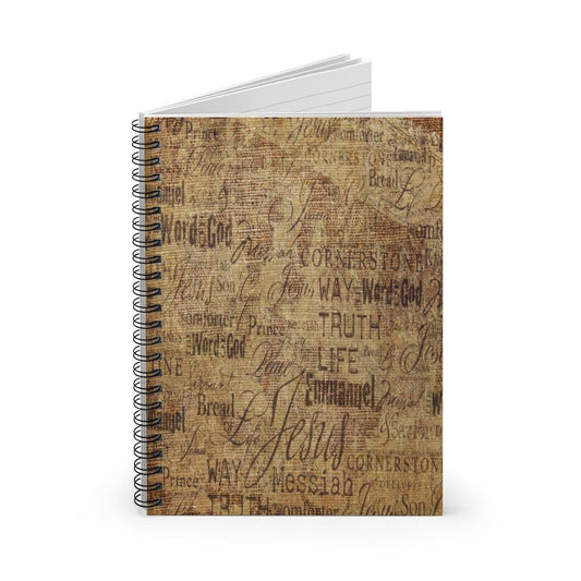 Word of God Spiral Spiritual Notebook - Ruled Line - EnoughSaid
