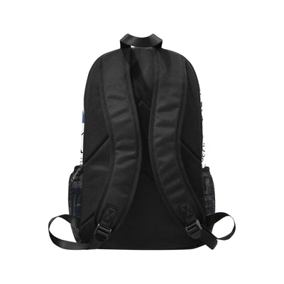 Faith Be Strong Fabric Backpack with Side Mesh Pockets - EnoughSaid