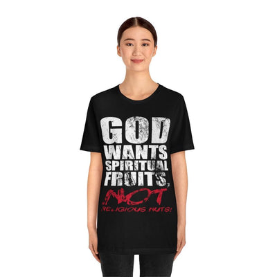 God Wants Spiritual Fruit Unisex Jersey Short Sleeve Tee - EnoughSaid