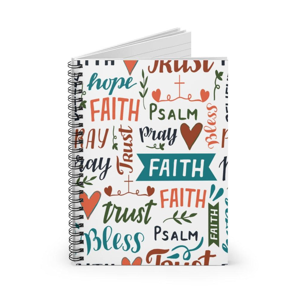 Faith Spiral Spiritual Notebook - Ruled Line - EnoughSaid
