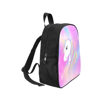 Unicorn Fabric School Backpack (Small) - EnoughSaid