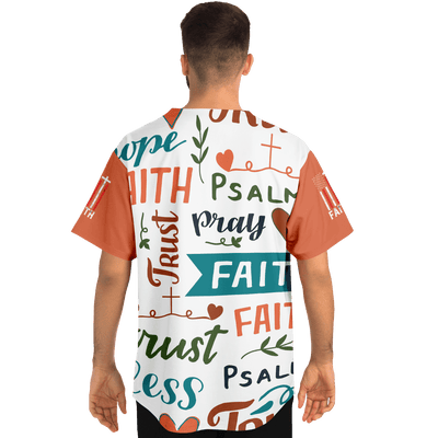Trust Faith Baseball Jersey - EnoughSaid