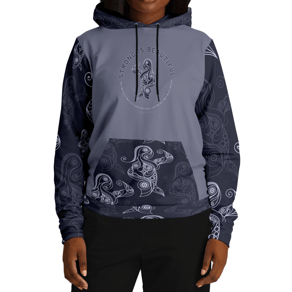 Strong Is Beautiful Athletic Hoodie - EnoughSaid