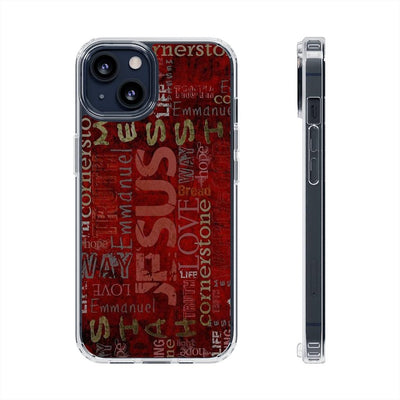 Jesus Clear Cases - iPhone 13 – Samsung Galaxy S21 Ultra - EnoughSaid