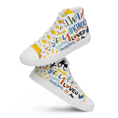 Blessed Baby Shine Women’s High Top Canvas Shoes - EnoughSaid